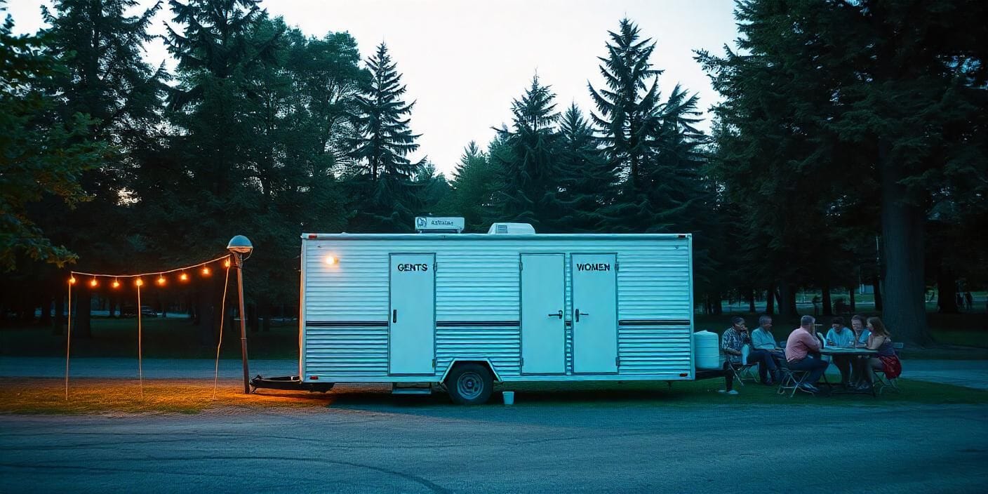 Mobile Restroom Trailer